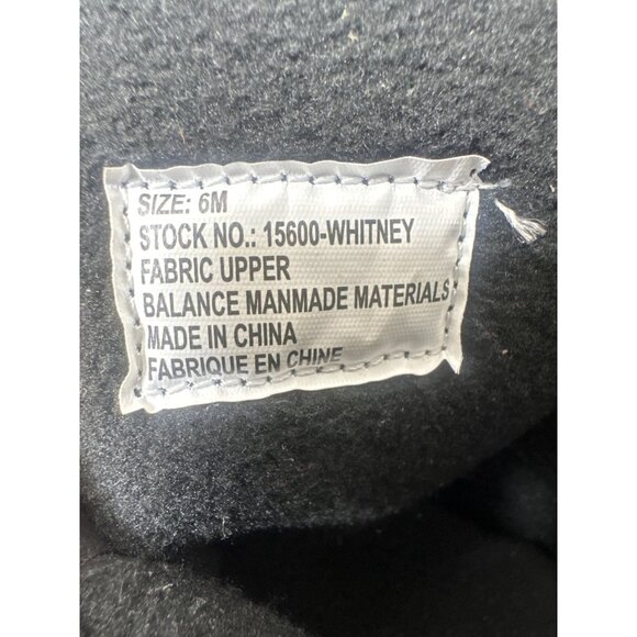 Maurices Whitney 15600 Womens Black Red Plaid Snow Boots Size 6M - Picture 6 of 7